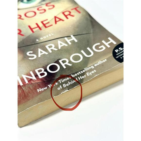 Cross Her Heart : A Novel by Sarah Pinborough First Paperback Edition 2018 - Picture 9 of 10